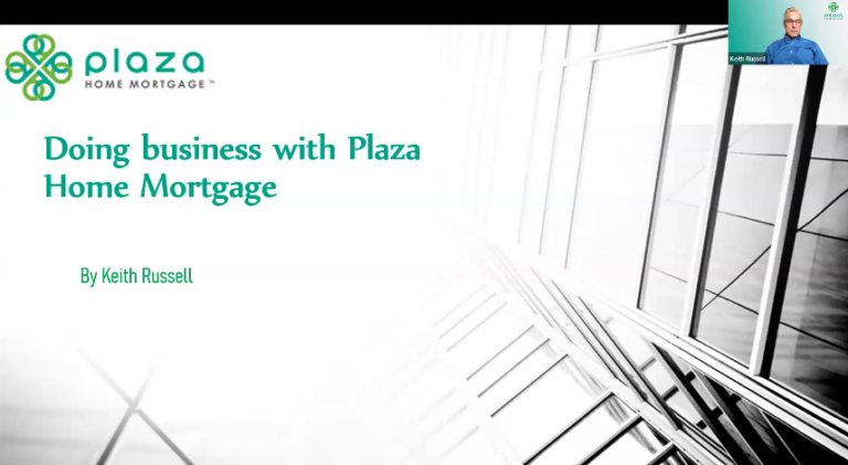 Lender Training: Plaza Mortgage