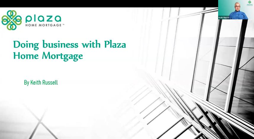 Lender Training: Plaza Mortgage